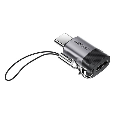 Data- en Oplaadadapter Lightning - USB-C Acefast J19, Grijs