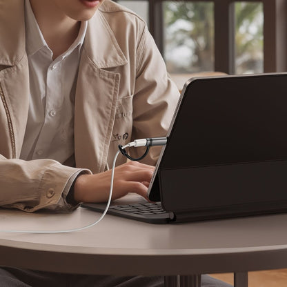 Adaptateur de Données et de Chargement Lightning - USB-C McDodo OT-0180 Pigeon Display, Noir