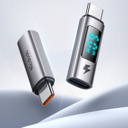 Adaptateur de Données et de Chargement Lightning - USB-C McDodo OT-5990 Wales Display, Noir