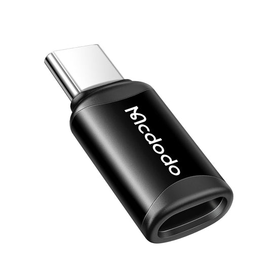 Adapter voor gegevens en opladen Lightning - USB-C McDodo OT-7700, Zwart