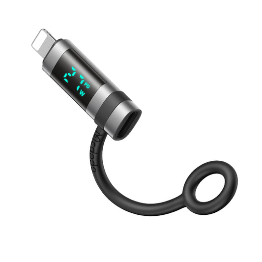 USB-C - Lightning McDodo OT-2610 Pigeon Display Adapter, Zwart