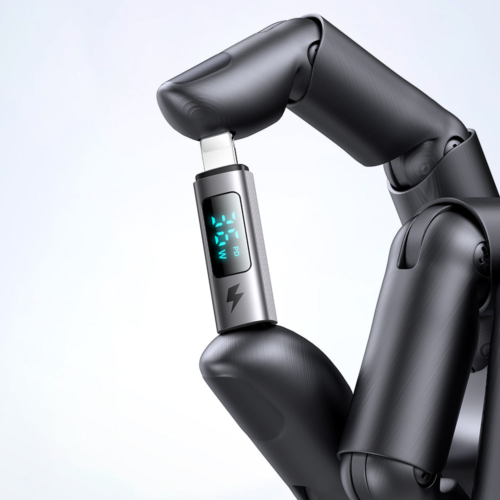 Daten- und Ladeadapter USB-C - Lightning McDodo OT-6100 Wales Display, Schwarz