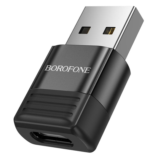 Adaptateur de Données et de Chargement USB-C - USB-A Borofone BV18, Noir