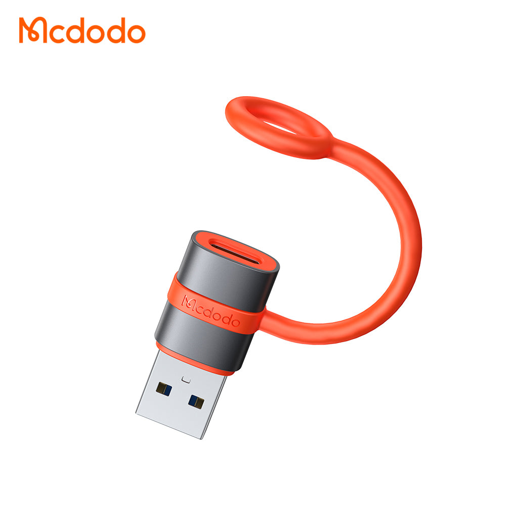 Adaptateur de Données et de Chargement USB-C - USB-A McDodo OT-3800, Gris