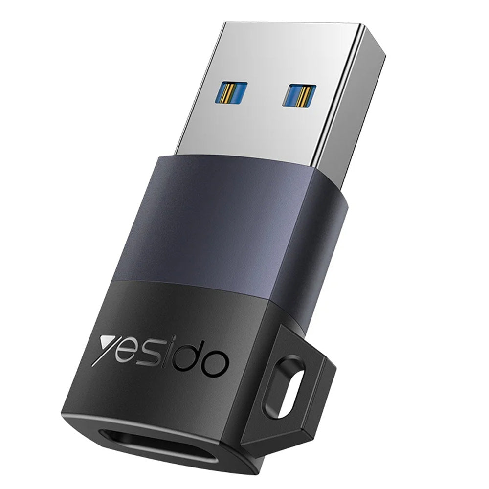 USB-C - USB-A Daten- und Ladeadapter Yesido GS34, Grau