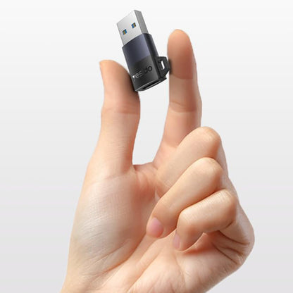 USB-C - USB-A Daten- und Ladeadapter Yesido GS34, Grau