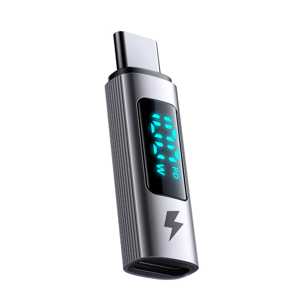 USB-C Data en Oplaad Adapter - USB-C McDodo OT-6090 Wales Display, Zwart