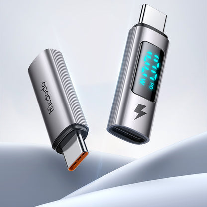 USB-C Data en Oplaad Adapter - USB-C McDodo OT-6090 Wales Display, Zwart