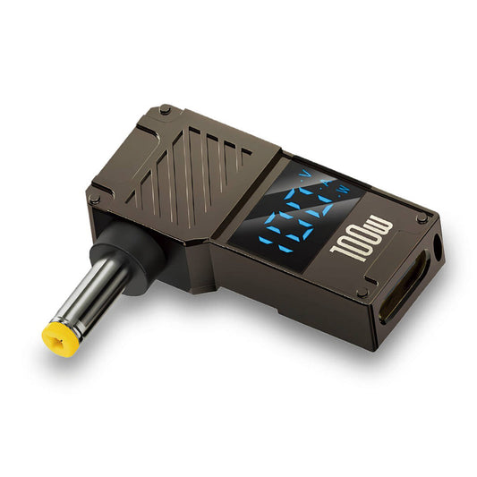 Techsuit LaptopPlugX A22 Charging Adapter, DC - USB-C, Gray