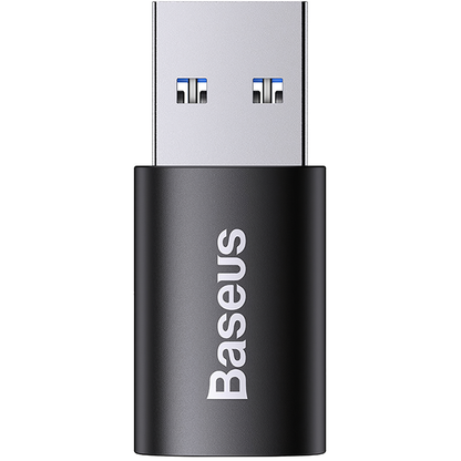 Baseus Ingenuity USB-C - USB-A USB-C oplaad- en data-adapter, zwart ZJJQ00010101 