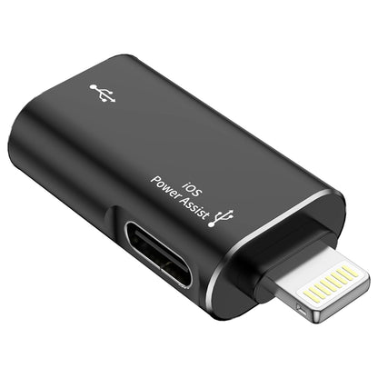 OTG-Adapter Lightning - USB-A Techsuit A18 AluVoltX, Schwarz