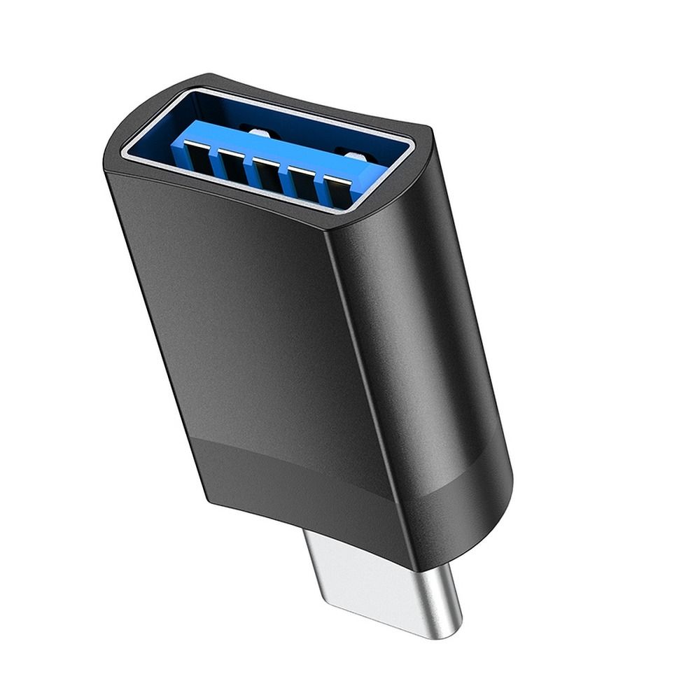 HOCO UA17 USB-C naar USB-A OTG-adapter USB-C, zwart 