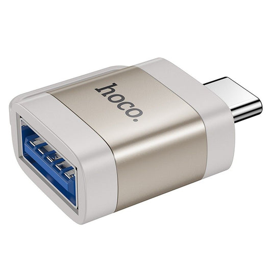 OTG Adapter USB-C - USB-A HOCO UA31C, Grau