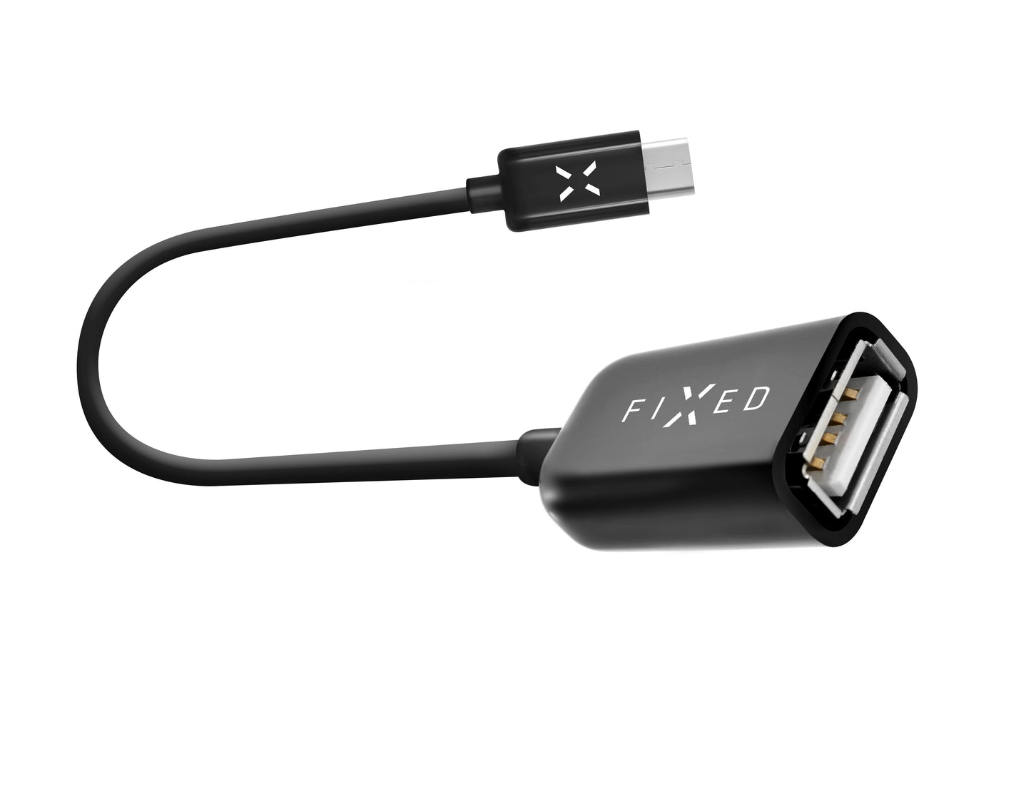 OTG Adapter USB-C - USB-A Fixed, Schwarz