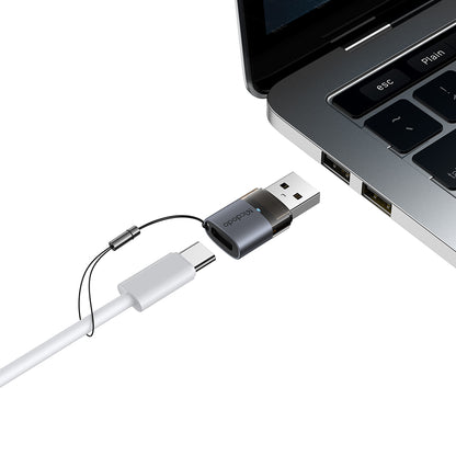 Adaptateur de Données et de Chargement USB-C - USB-A McDodo OT-7580, Noir