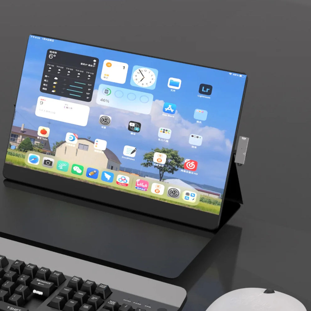 OTG Adapter USB-C - USB-A Techsuit A21, Grijs