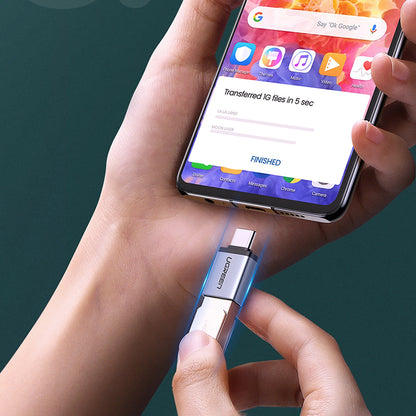 OTG-adapter USB-C - USB-A UGREEN US270 (50283), Grijs