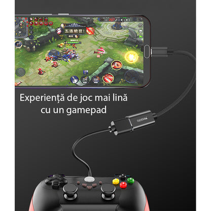 OTG Adapter USB-C - USB-A Yesido GS01, Zwart