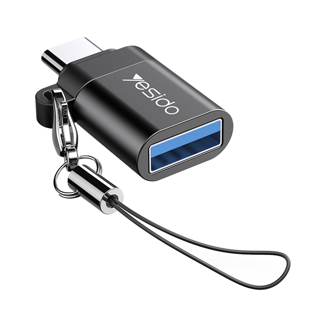 OTG Adapter USB-C - USB-A Yesido GS06, Zwart