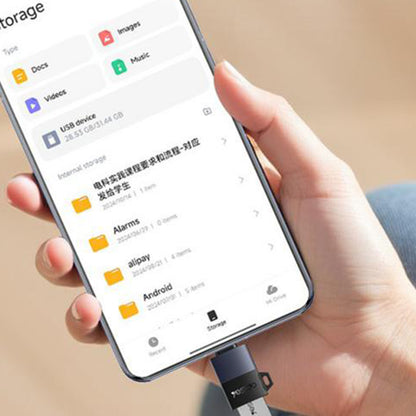 OTG Adapter USB-C - USB-A Yesido GS31, Grijs