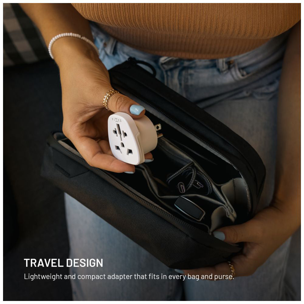 Netwerkadapter Fixed EU / UK / USA - US, Wit