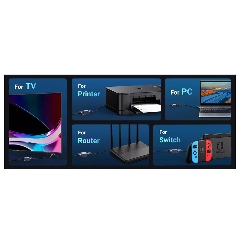 Adaptateur Réseau UGREEN NW261, RJ45 - RJ45, Noir