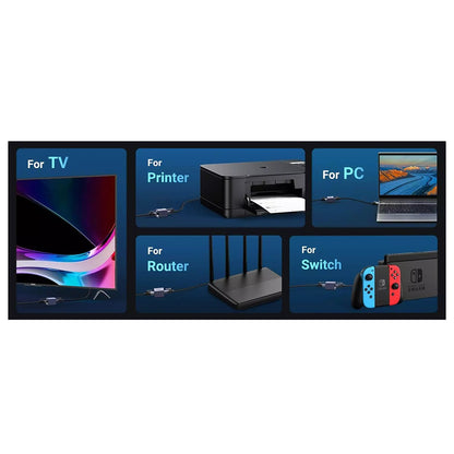 Adaptateur Réseau UGREEN NW261, RJ45 - RJ45, Noir