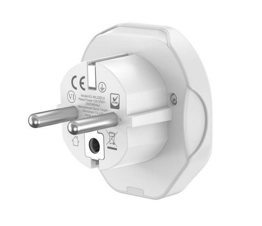 Netwerkadapter XO Design WL23 VS / UK / AU / FI / CN - Europa, Wit