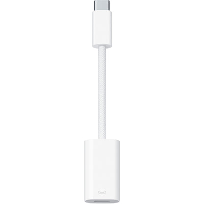 USB-C - Lightning Data- en Oplaadadapter Apple A2868, Wit MUQX3ZM/A