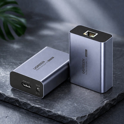 UGREEN CM455 Video-adapter (20519EU), HDMI - RJ45, 1080P, Grijs