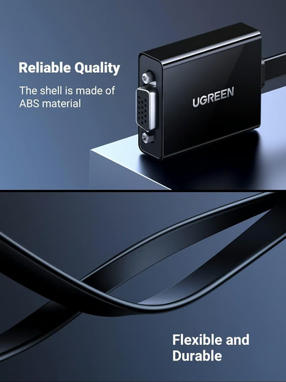 UGREEN CM611 Video-adapter (90813), HDMI - VGA, 1080P, Zwart
