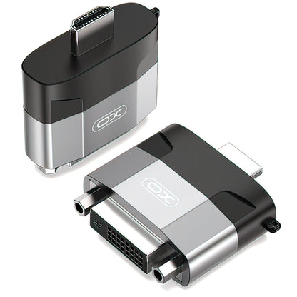 Adaptateur vidéo XO Design GB013, HDMI - DVI, Gris 