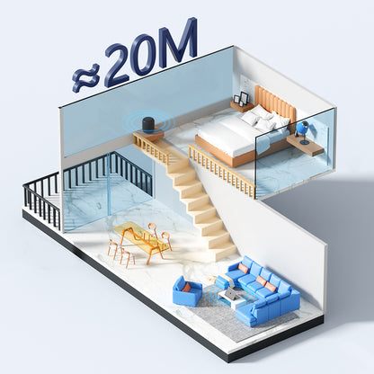 Adaptateur sans fil McDodo OT-1580, Noir