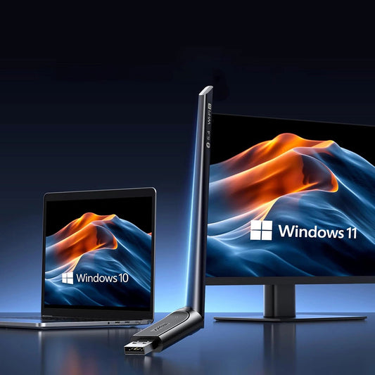 Wireless Adapter UGREEN AX900 (75109), Dualband, Wi-Fi 6, 600Mbps, Schwarz