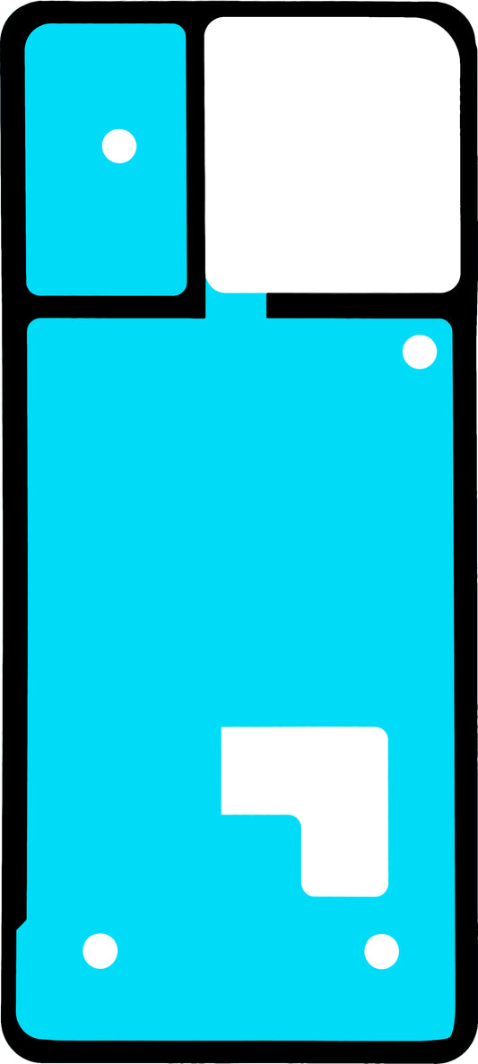 Batteriedeckelkleber Motorola Edge 50, Service Pack 5D78C24908