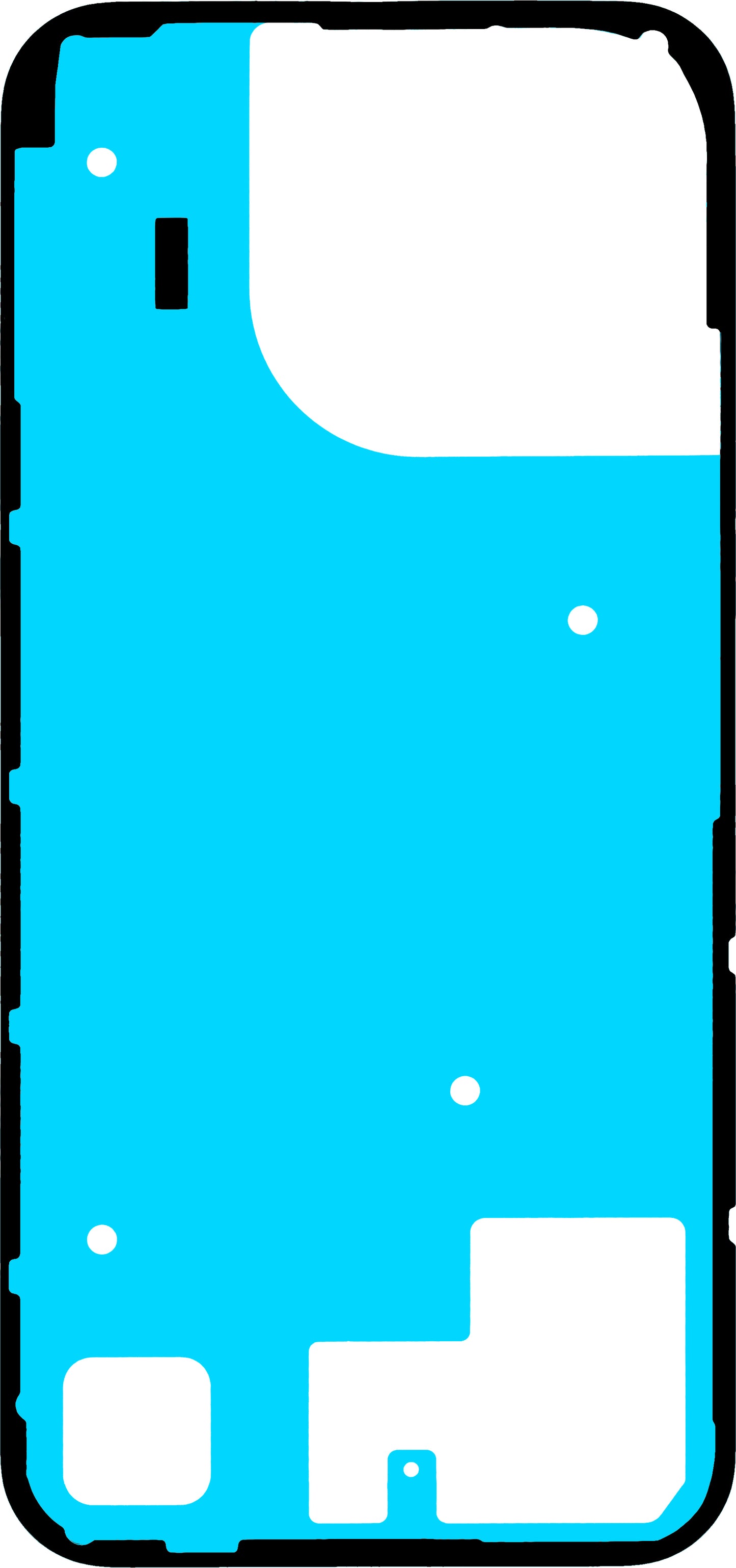 Lijm Batterijdeksel Realme 16 Pro, Service Pack 612717000999