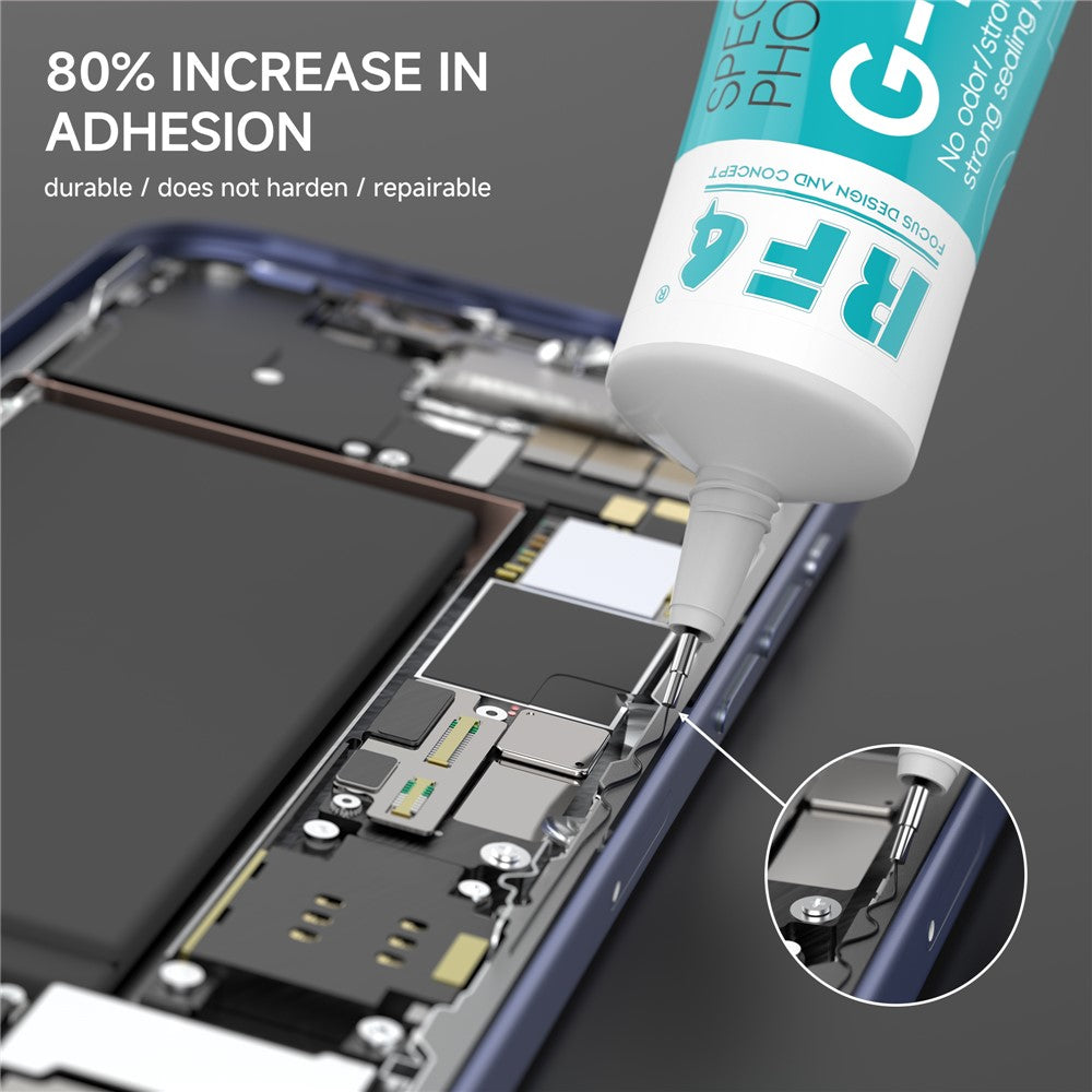 Colle Liquide RF4 G-Phone, 60ml, Noir