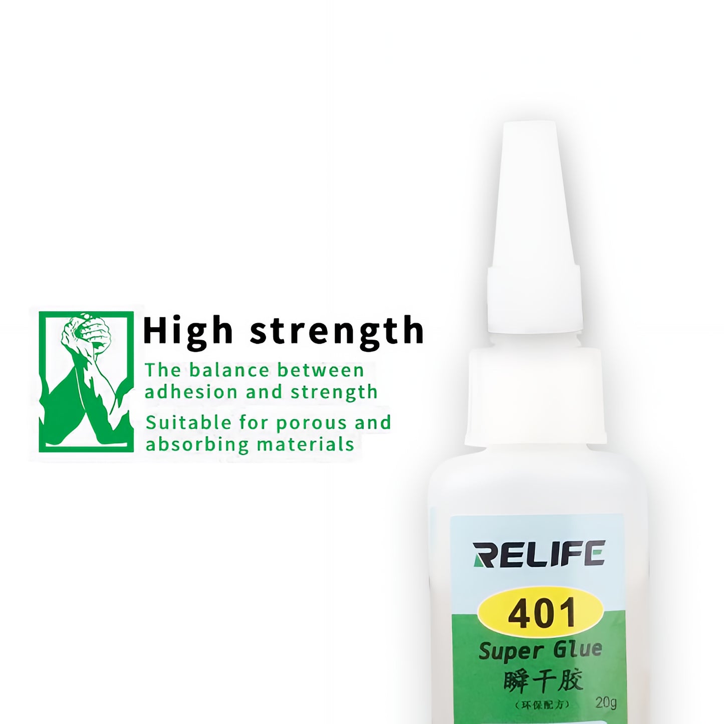 Vloeibare Superlijm Relife RL-401, 20ml