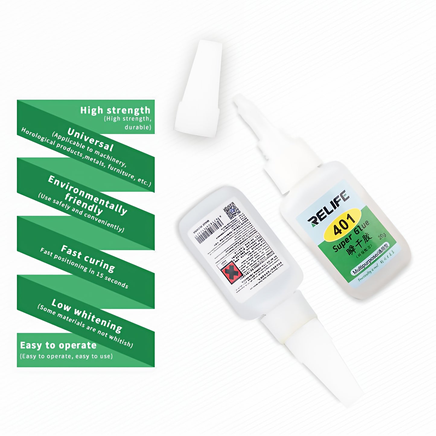 Vloeibare Superlijm Relife RL-401, 20ml
