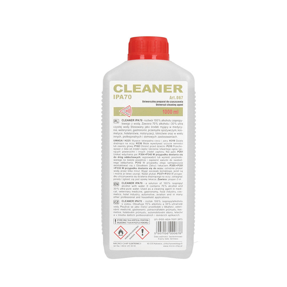 Isopropyl Alcohol Electronic Spray IPA70, 1l ART.067
