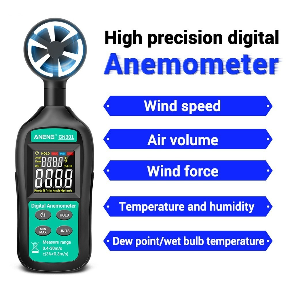 Digitales Anemometer ANENG GN301