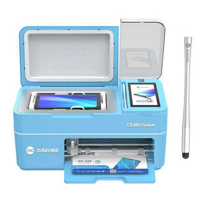 UV Vacuümlamineermachine Sunshine C3 Mix Ultra voor het aanbrengen van UV-beschermfolies / Hydrogel, 2in1