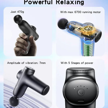 Massagegerät Yesido MG01, Schwarz