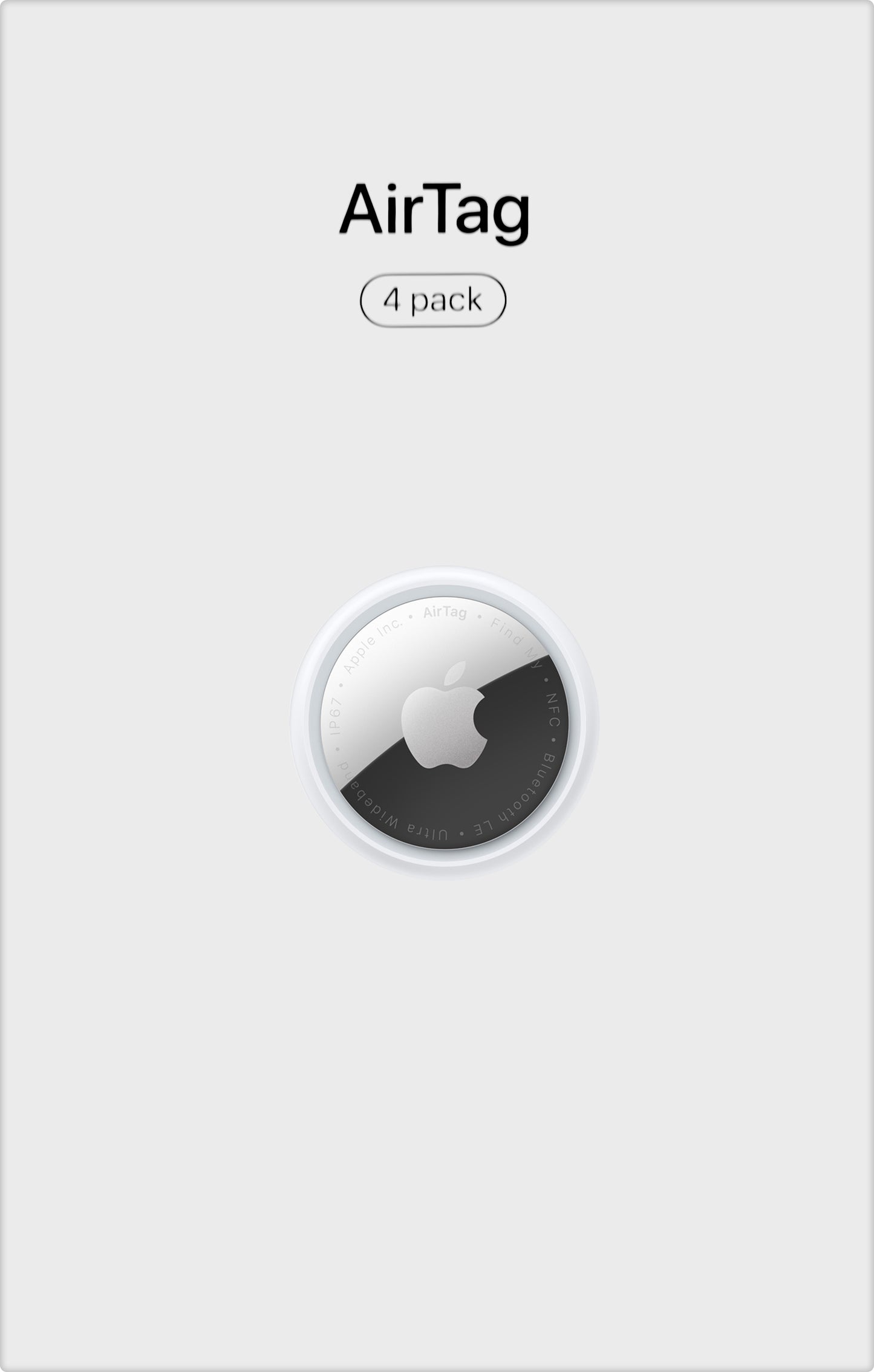 Apple AirTag, Set 4 Stück, Weiß MX542AM/A
