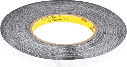 Ruban adhésif 3M, 10mm, 25m, Noir