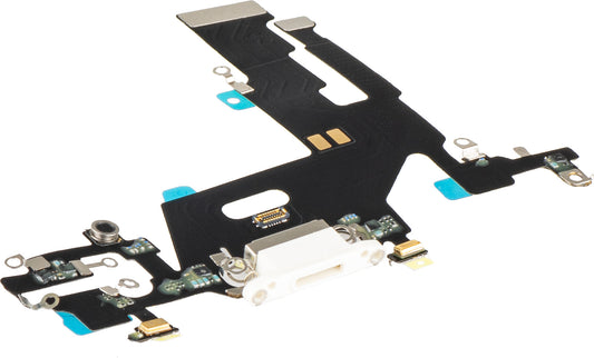 Oplaadconnectorband - Microfoon Apple iPhone 11, Wit