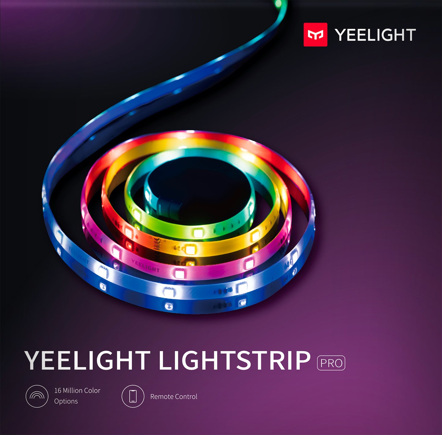 Ledstrip Yeelight Pro, Wi-Fi, RGB, 2m, Wit YLDD05 