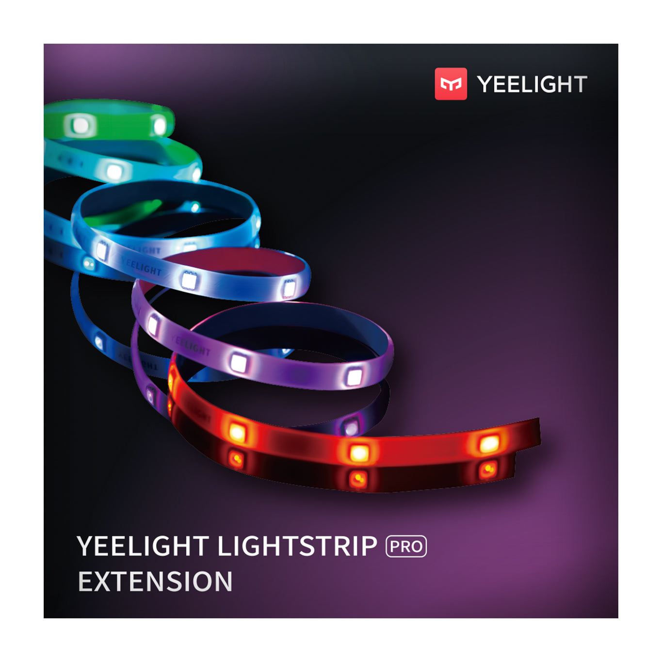 Ledstrip Yeelight Pro, verlenging, RGB, 1m, Wit YLDD07 