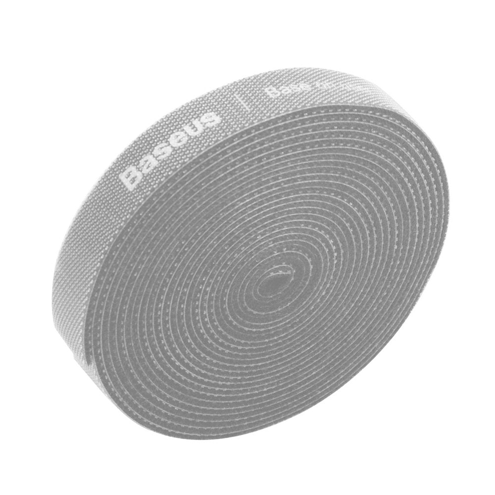 Organisateur de Câbles Baseus Circle, Velcro, 3m, Gris ACMGT-F0G