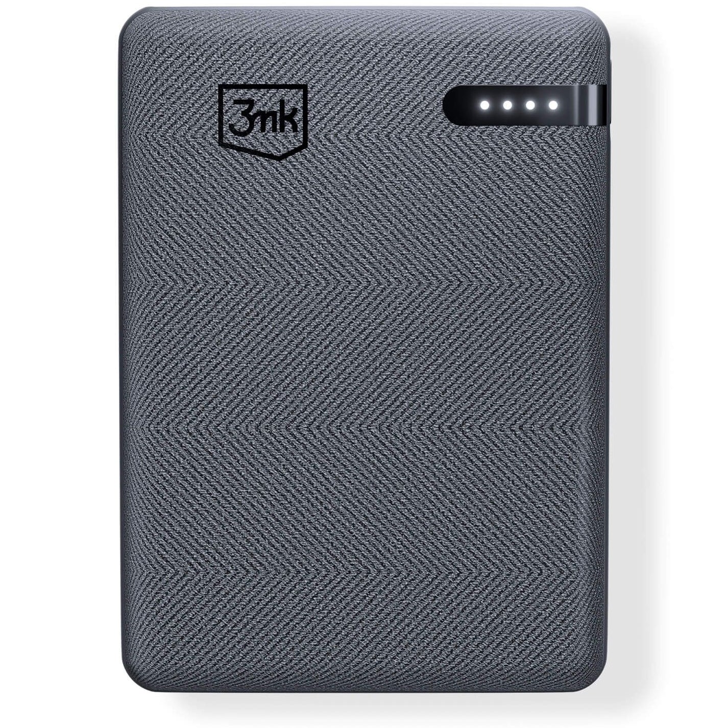 Externe Batterie 3MK Pocket, 5000mAh, 12W, 1 x USB-C, Grau